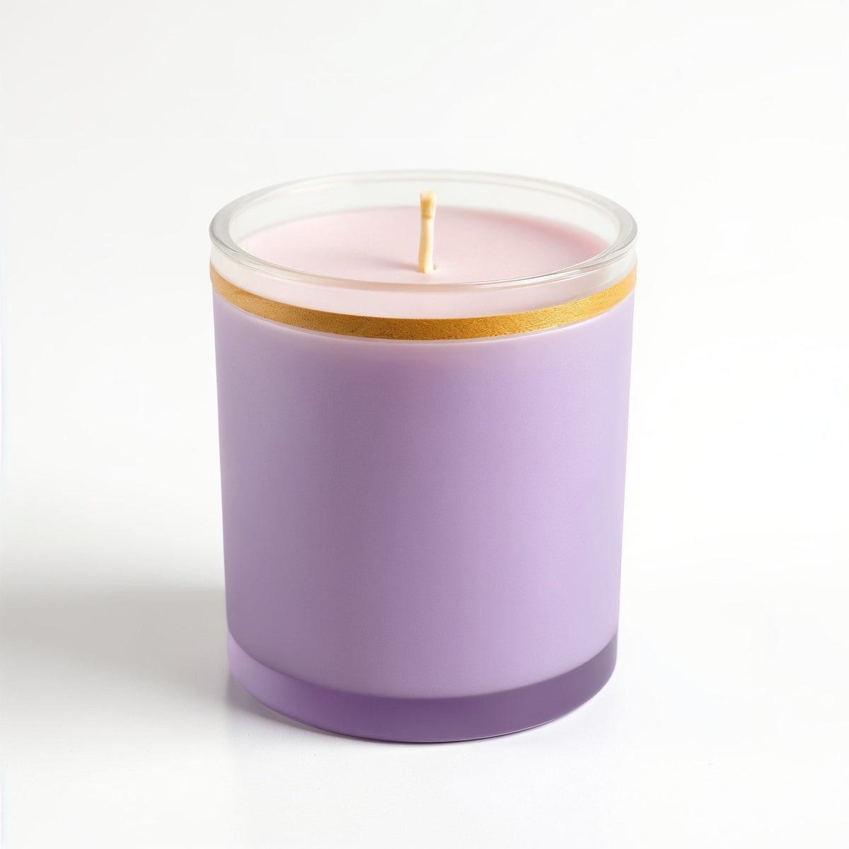Vela de soja Lavender Fields de ORNISHOP en tarro de cristal mate