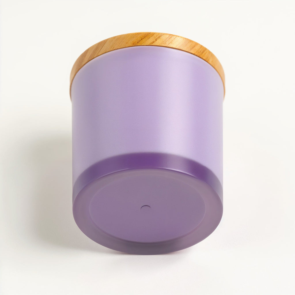 Vela de soja Lavender Fields de ORNISHOP en tarro de cristal mate