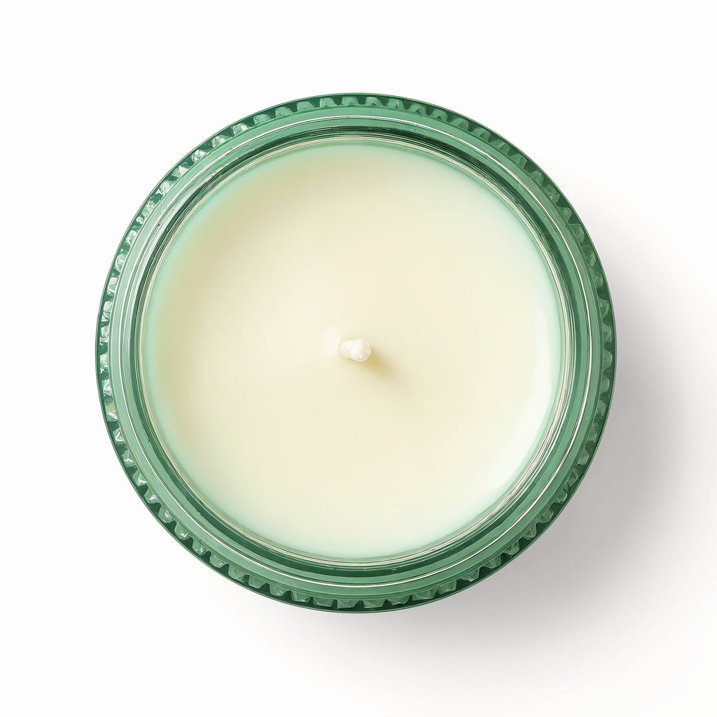 ORNISHOP Mint Refresh Soy Candle en tarro verde menta con relieve