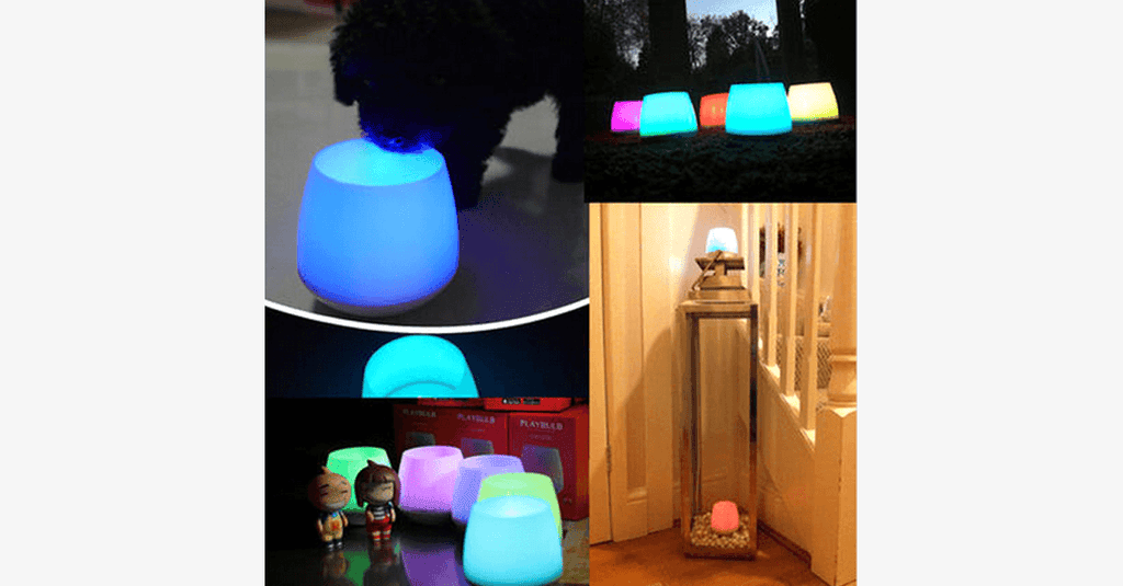 Vela LED con Bluetooth y control por app