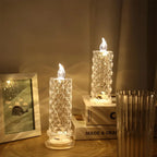 Vela LED LumaGlow con luz parpadeante