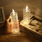 Vela LED LumaGlow con luz parpadeante