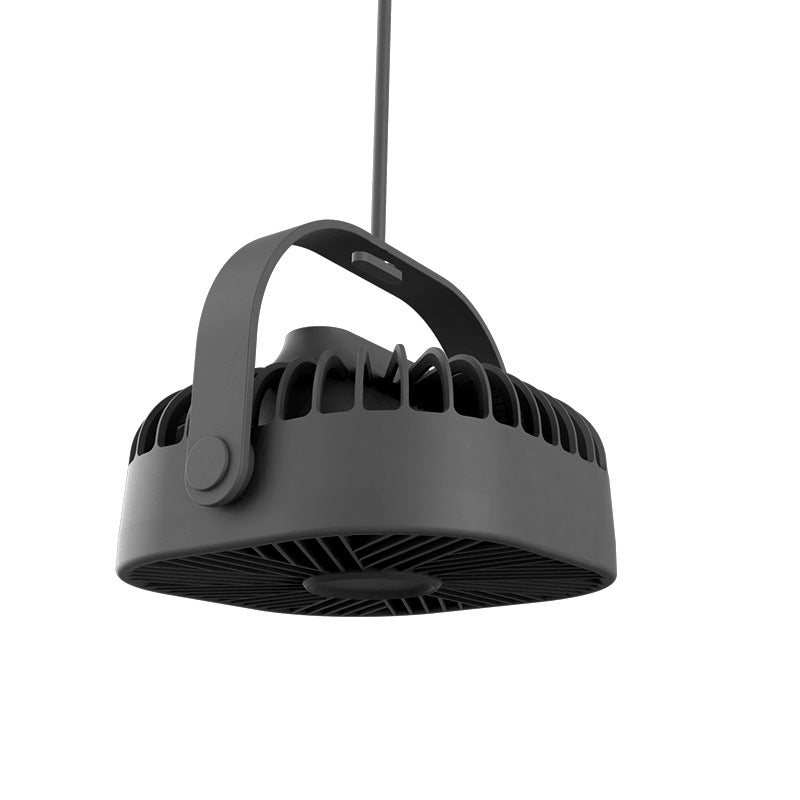 Ventilador industrial circular de techo unisex con asa giratoria de transporte