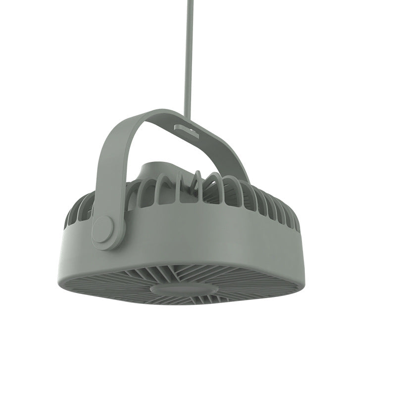 Ventilador industrial circular de techo unisex con asa giratoria de transporte