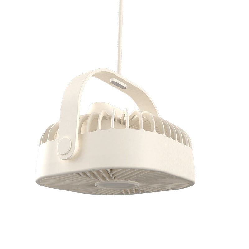Ventilador industrial circular de techo unisex con asa giratoria de transporte