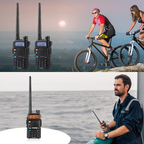 Walkie talkie de largo alcance con 128 canales