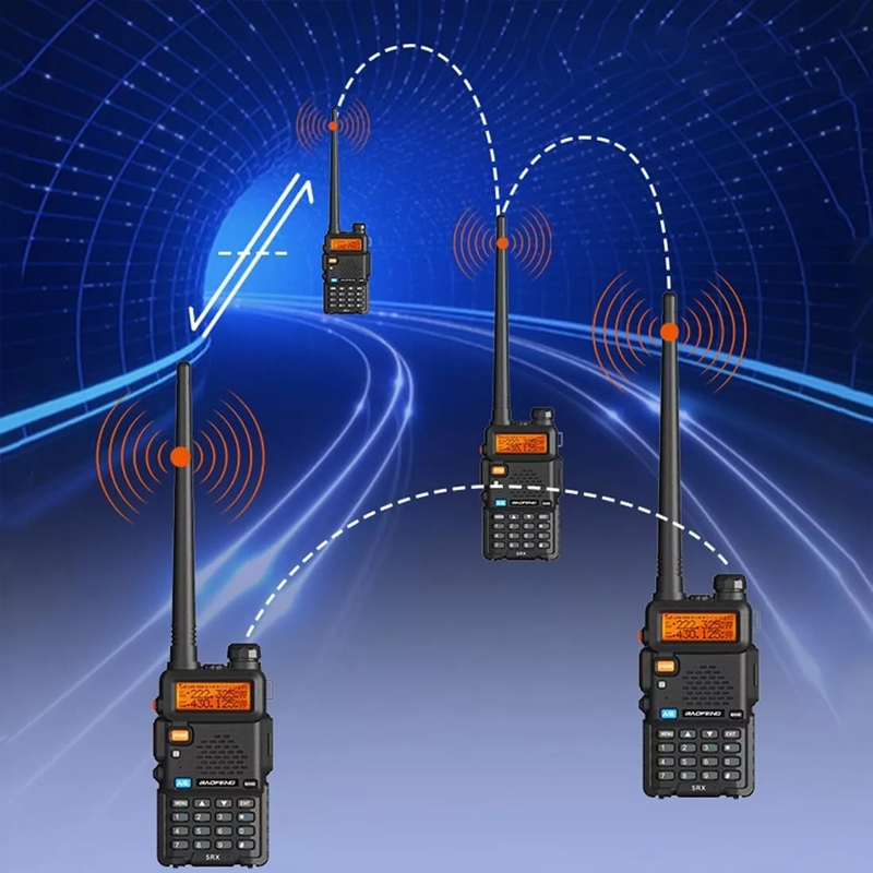 Walkie talkie de largo alcance con 128 canales