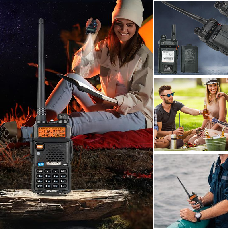 Walkie talkie de largo alcance con 128 canales