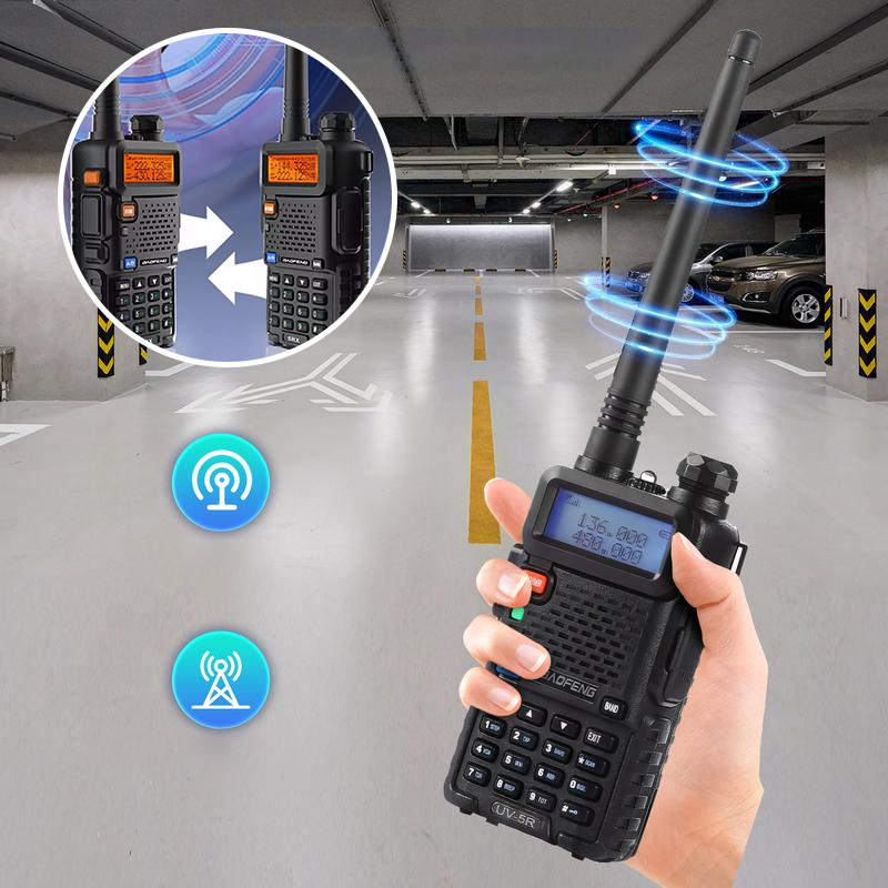 Walkie talkie de largo alcance con 128 canales