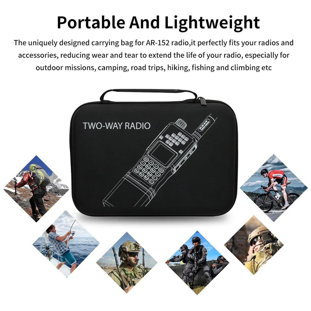 Walkie talkie dual-band CommGuard de largo alcance