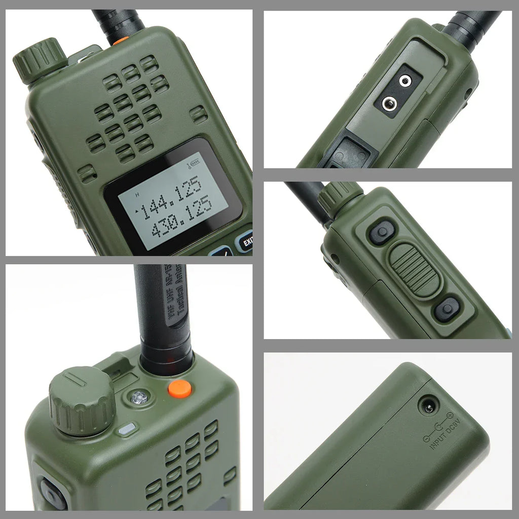 Walkie talkie dual-band CommGuard de largo alcance