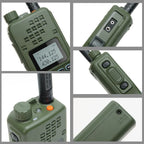Walkie talkie dual-band CommGuard de largo alcance