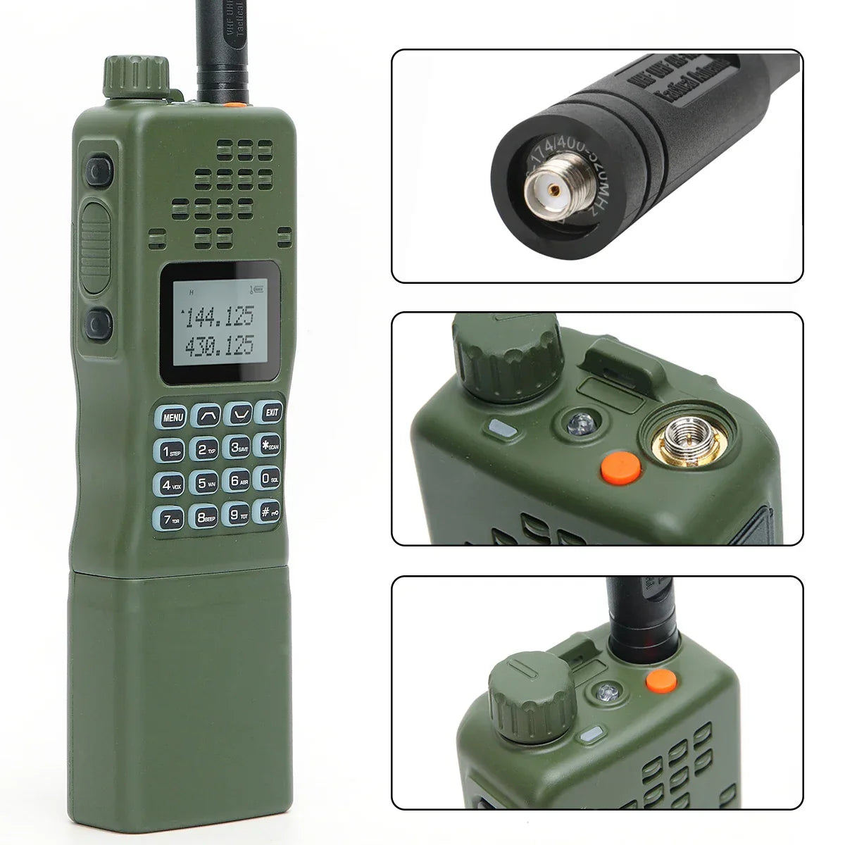 Walkie talkie dual-band CommGuard de largo alcance