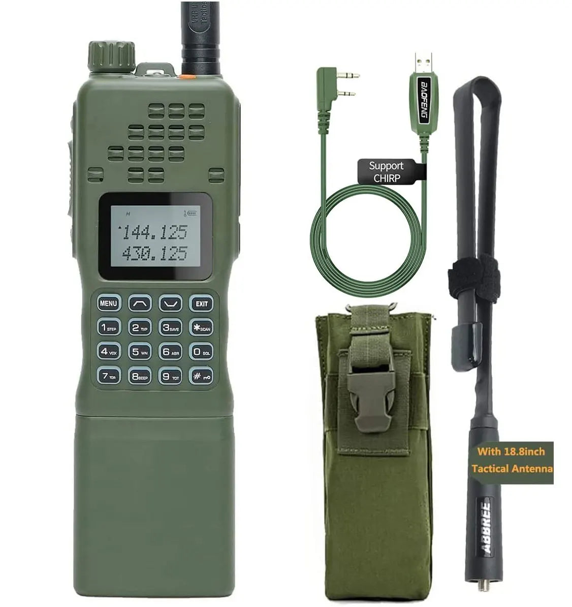 Walkie talkie dual-band CommGuard de largo alcance