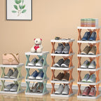 Zapatero modular apilable de varios niveles