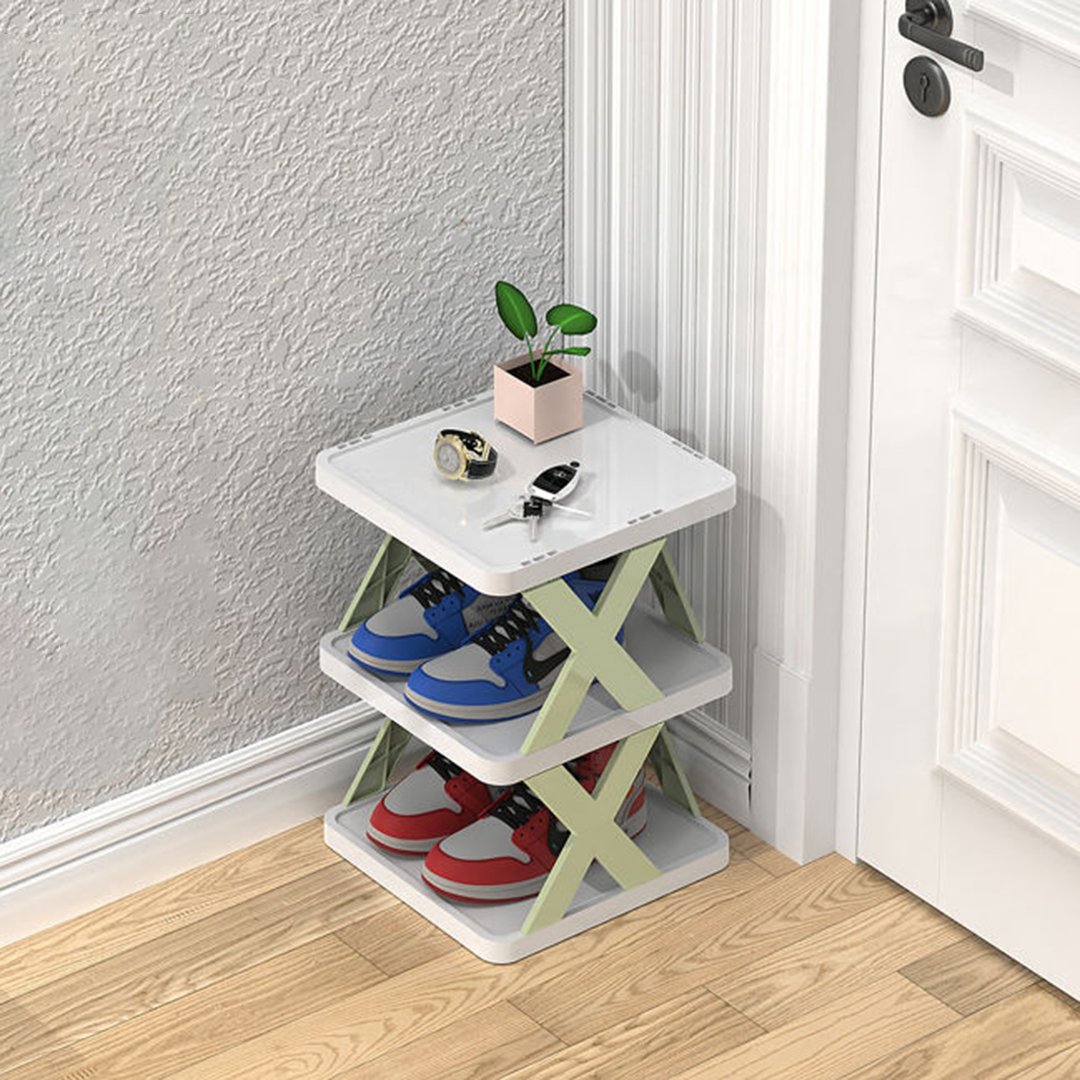 Zapatero modular apilable de varios niveles