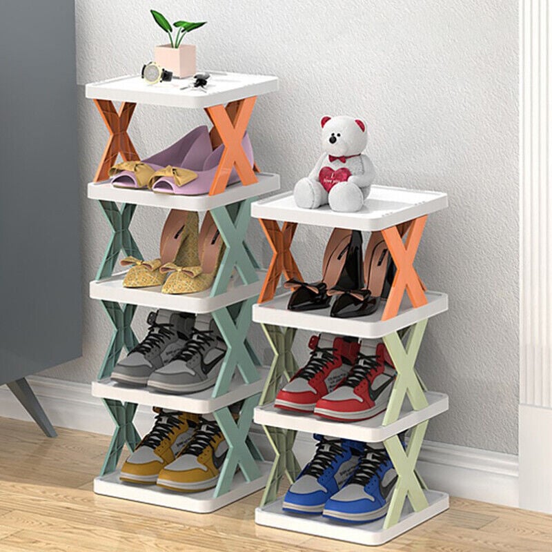 Zapatero modular apilable de varios niveles