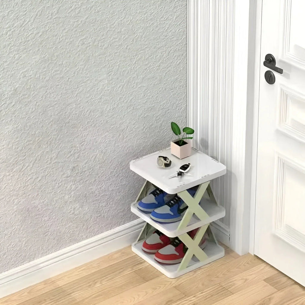 Zapatero plegable multifuncional para ahorrar espacio