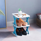 Zapatero plegable multifuncional para ahorrar espacio