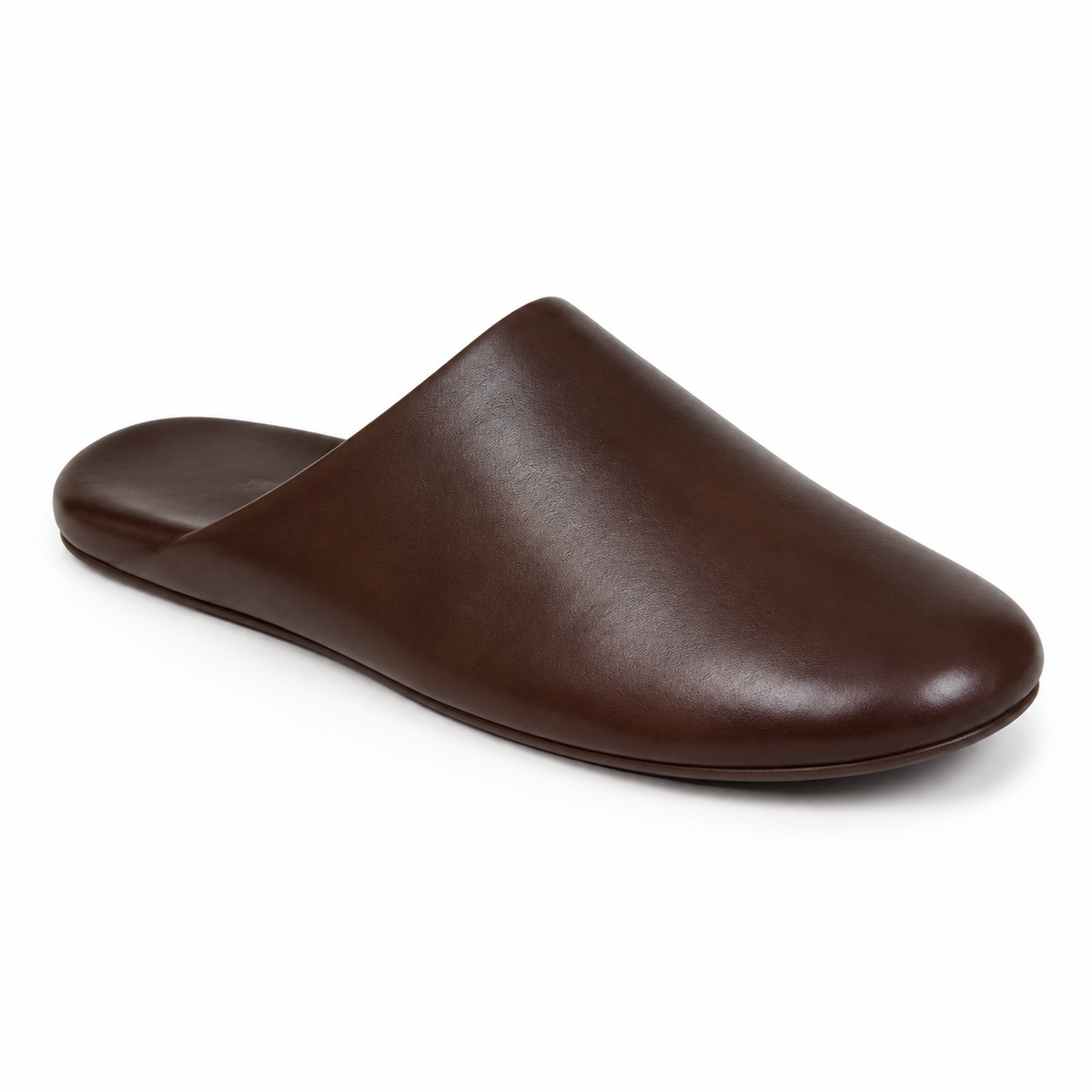Zapatillas de estar por casa marrones para hombre con suela firme
