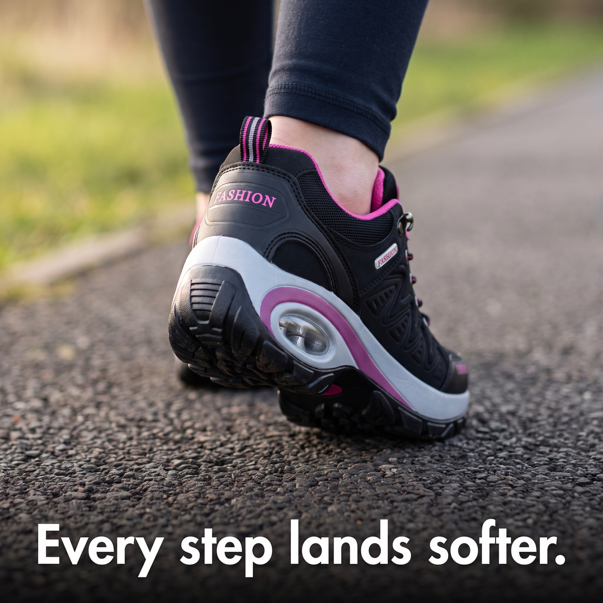 Zapatillas de senderismo para mujer con cámara de aire