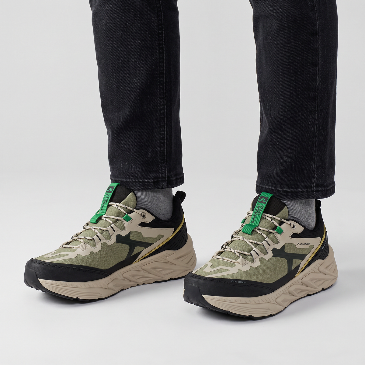 Zapatillas de trail para hombre - Zapatillas de running acolchadas para caminar y senderismo