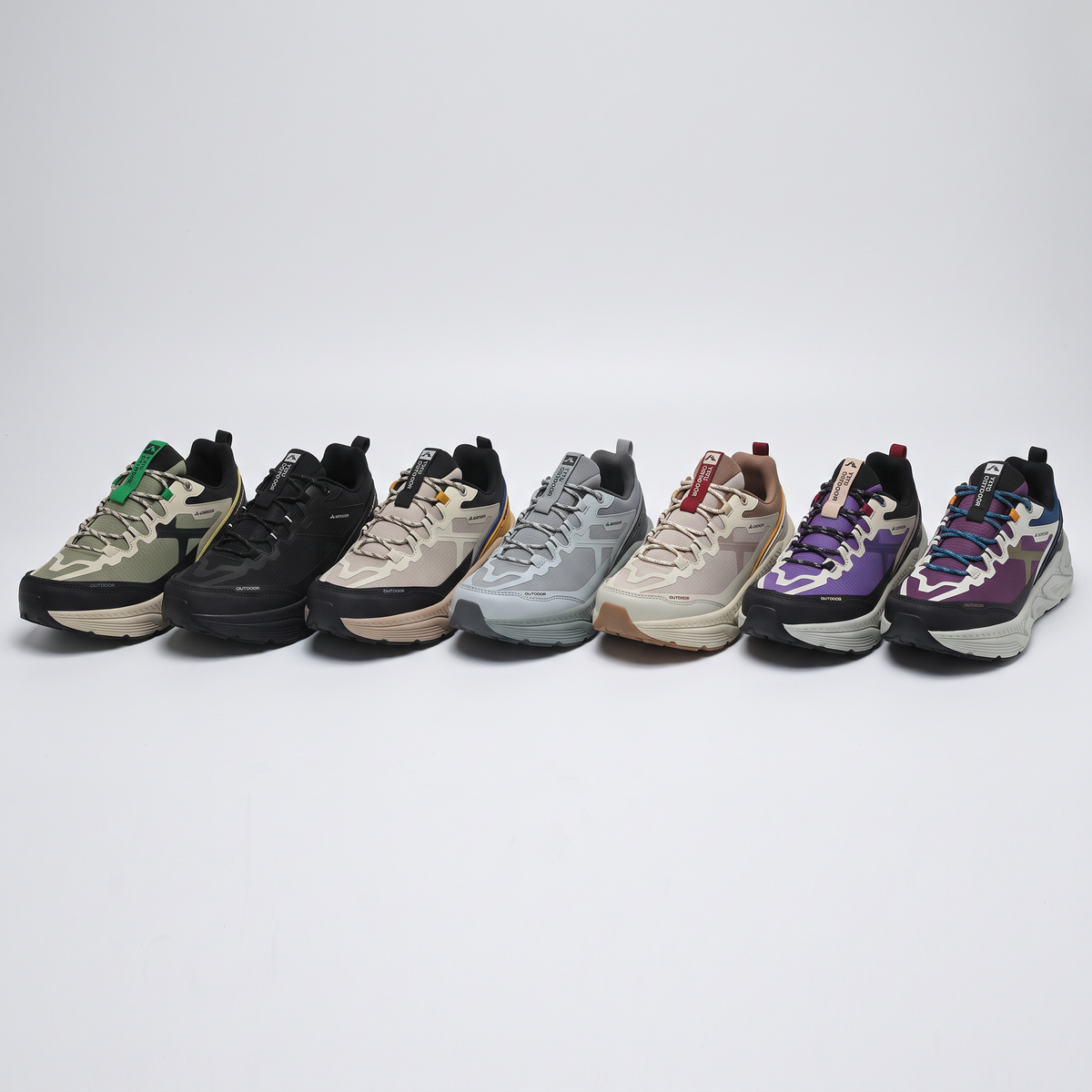 Zapatillas de trail para hombre - Zapatillas de running acolchadas para caminar y senderismo