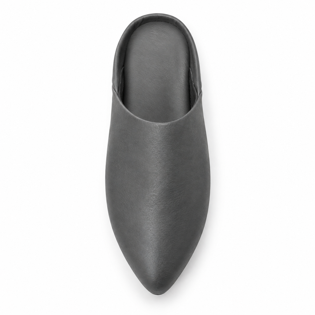 Zapatillas de estar por casa grises sin talón para hombre ORNISHOP