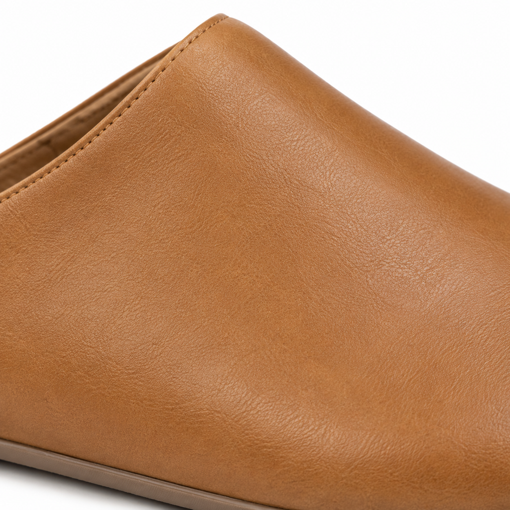Zapatillas de estar por casa sin cordones marrón claro para hombre ultraligeras