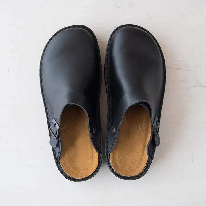 Zuecos cerrados de efecto piel con hebilla lateral, sin cordones, plantilla acolchada, para hombre y mujer, beige, marró