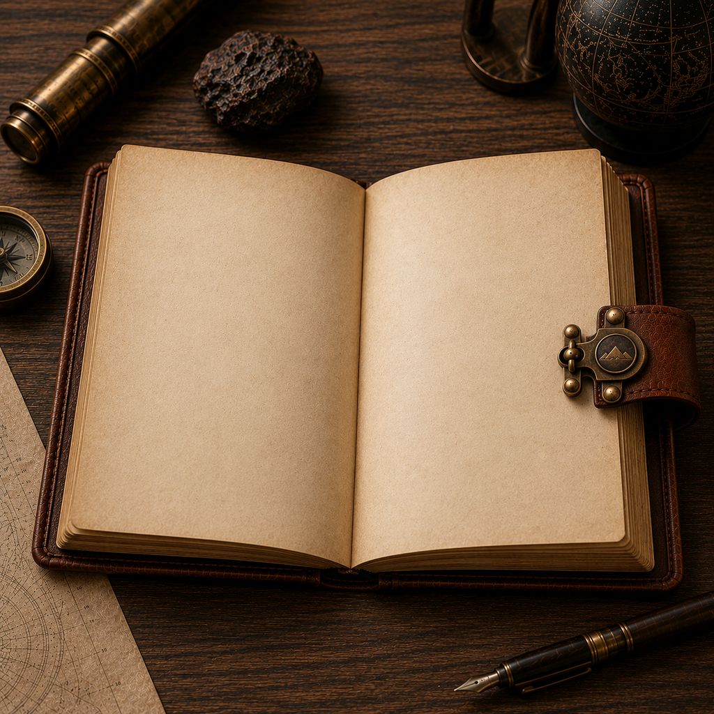 Cuaderno Místico Planeta Marte y Exploración Cósmica con Cierre Metálico Vintage