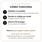 Cómo funciona el Pase VIP Ornishop: añádelo, recibe tu código por email y ahorra €10 en tus próximos 10 pedidos